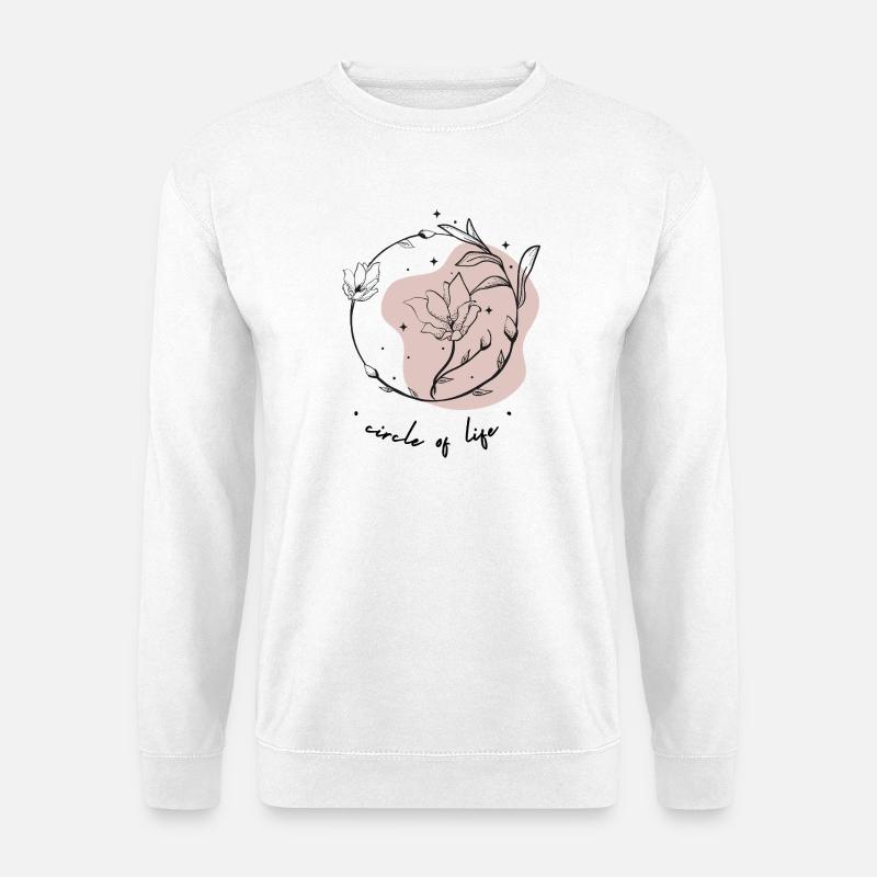 Lebenszyklen - Unisex Pullover - Weiß