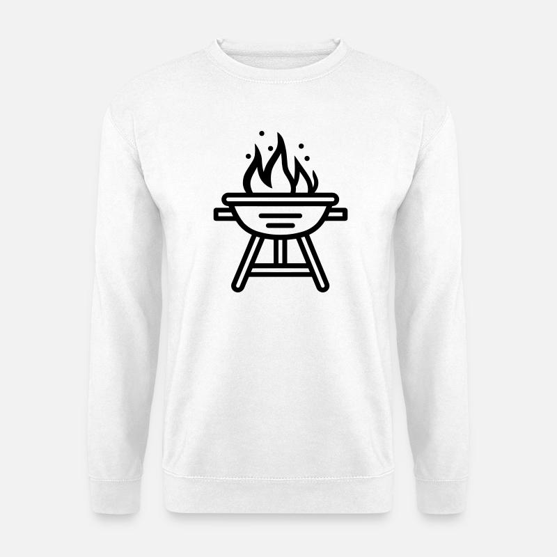 Barbecue - Unisex Sweatshirt - white