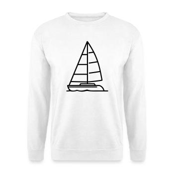 Katamaran - Unisex Pullover - Weiß - Vorne
