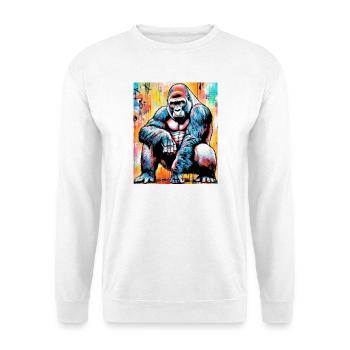 gorilla - Unisex Sweatshirt - white - Front