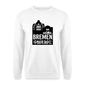 bremen ostertor - Unisex Pullover - Weiß - Vorne