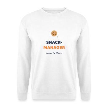 Snack Manager - Unisex Pullover - Weiß - Vorne