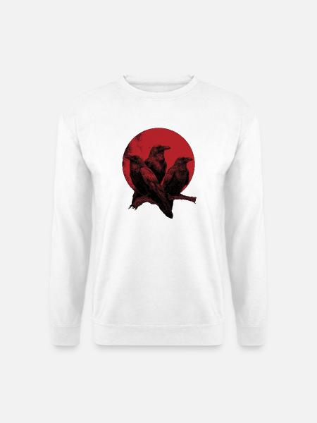 Raben - Unisex Pullover - Weiß