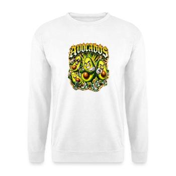 Avocado - Unisex Pullover - Weiß - Vorne - Alina (178cm) & Michal (187cm)