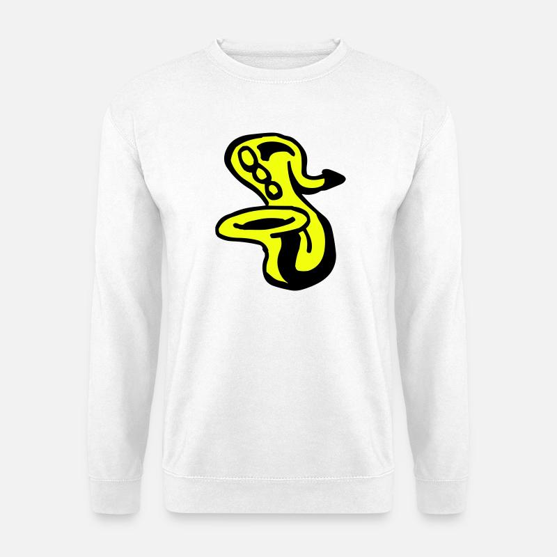 Saxophone - Unisex Sweatshirt - white
