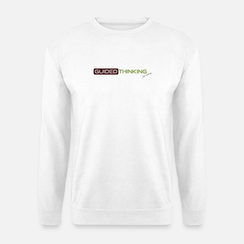 Geleitetes Denken - Unisex Pullover - Weiß