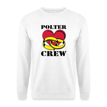 Junggesellenabschied , Polter Crew , JGA (25) - Unisex Pullover - Weiß - Vorne