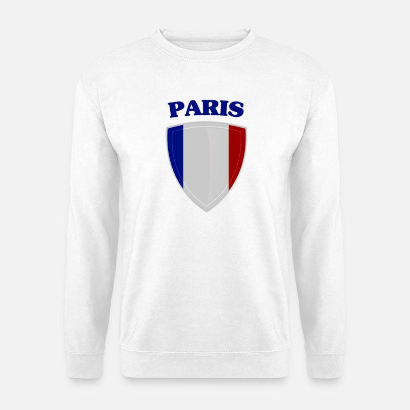 Paris - Unisex Pullover - Weiß