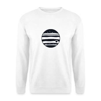 Planète Jupiter - Sweat-shirt Unisexe - blanc - Devant