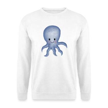 Calmar poulpe - Sweat-shirt Unisexe - blanc - Devant