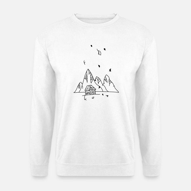 Montagne - Unisex Pullover - Weiß