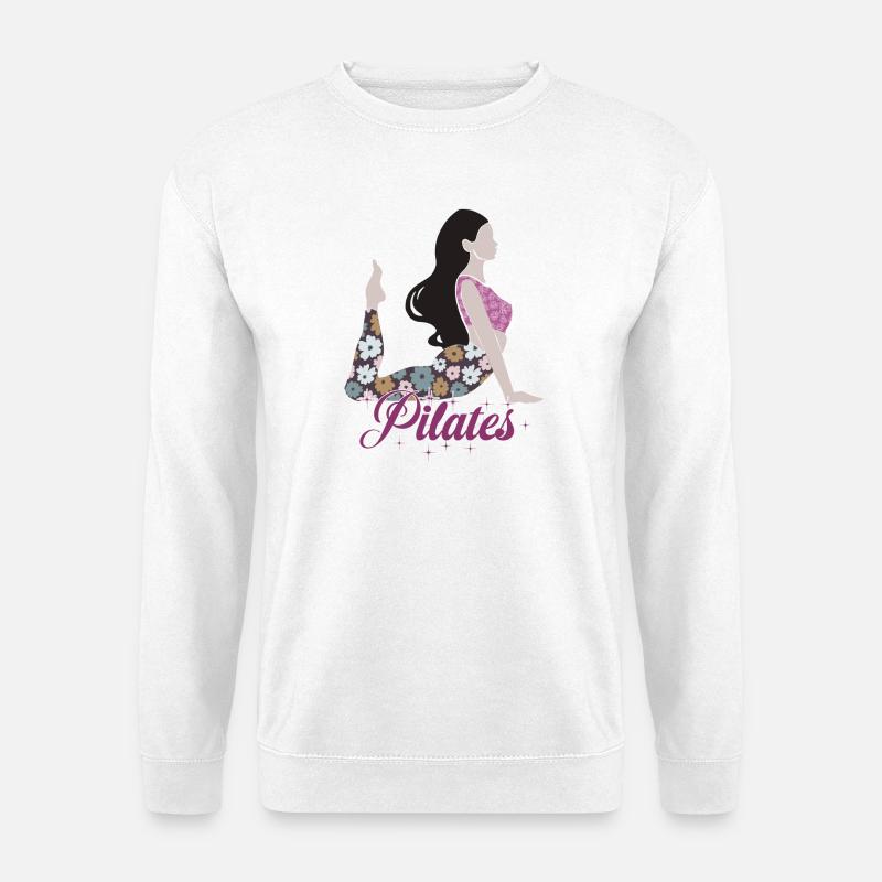 Pilates & Pilates - Unisex Pullover - Weiß