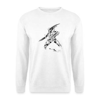 Sketch Warrior - Unisex Sweatshirt - white - Front