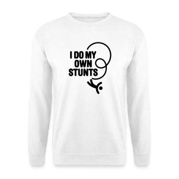 Je fais mes propres cascades, saut à l’élastique, saut à l’élastique - Sweat-shirt Unisexe - blanc - Devant