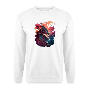Asian dragon - Unisex Sweatshirt - white - Front