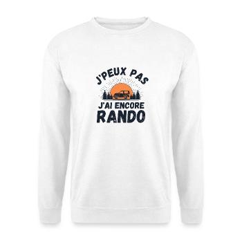 J ai une randonnée 2 - Sweat-shirt Unisexe - blanc - Devant