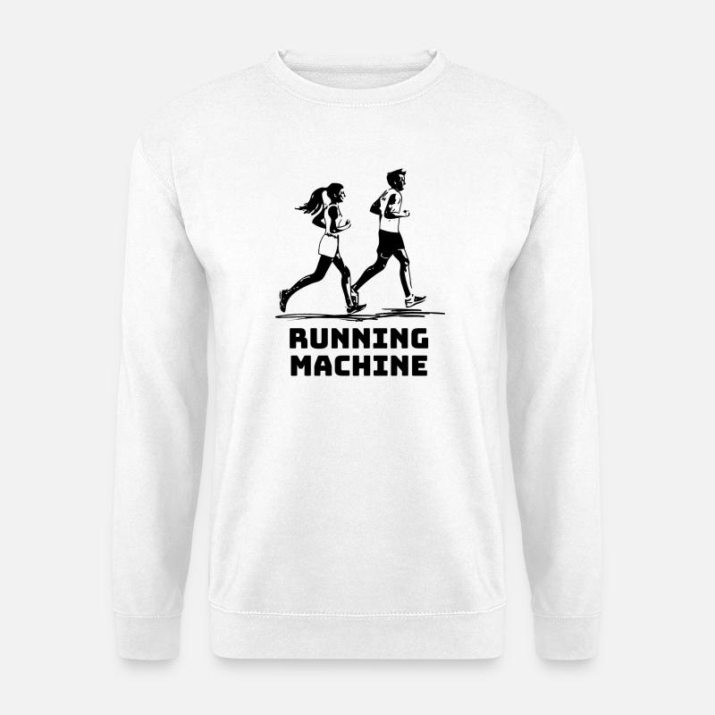 RUNNING MACHINE - Unisex Pullover - Weiß