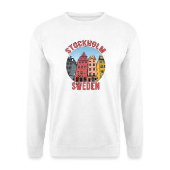 Stockholm Suède - Sweat-shirt Unisexe - blanc - Devant