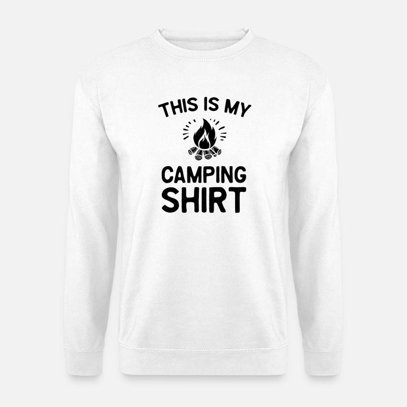 Das ist mein Camping-Shirt - Unisex Pullover - Weiß