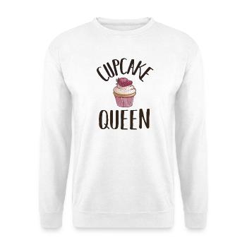 Baking Cupcake Queen for Baker - Unisex Sweatshirt - white - Front