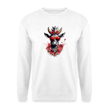 Festayre, féria et taureau fun, pour faire la fête - Sweat-shirt Unisexe - blanc - Devant
