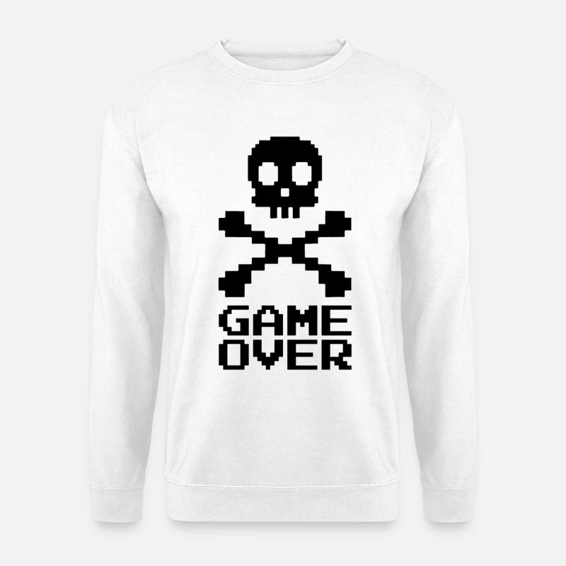 Endspiel (Schwarz) - Unisex Pullover - Weiß