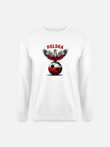 Polish football - Unisex Sweatshirt - white