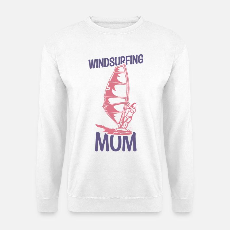 Mère de la planche à voile - Sweat-shirt Unisexe - blanc