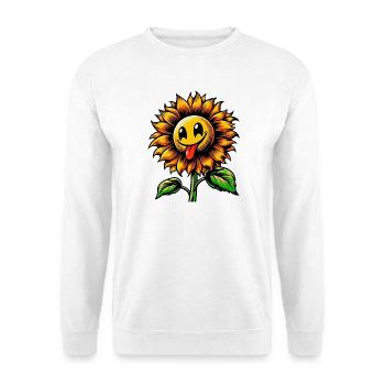 Tournesol - Sweat-shirt Unisexe - blanc - Devant