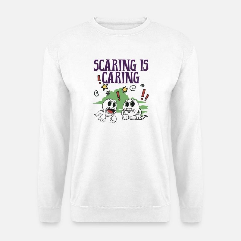 Halloween - Scaring is Caring - Unisex Sweatshirt - white