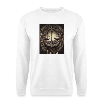 Libra Sternzeit Waage Sternzeichen - Waage - Unisex Pullover - Weiß - Vorne