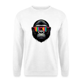 Gorilla - Unisex Sweatshirt - white - Front