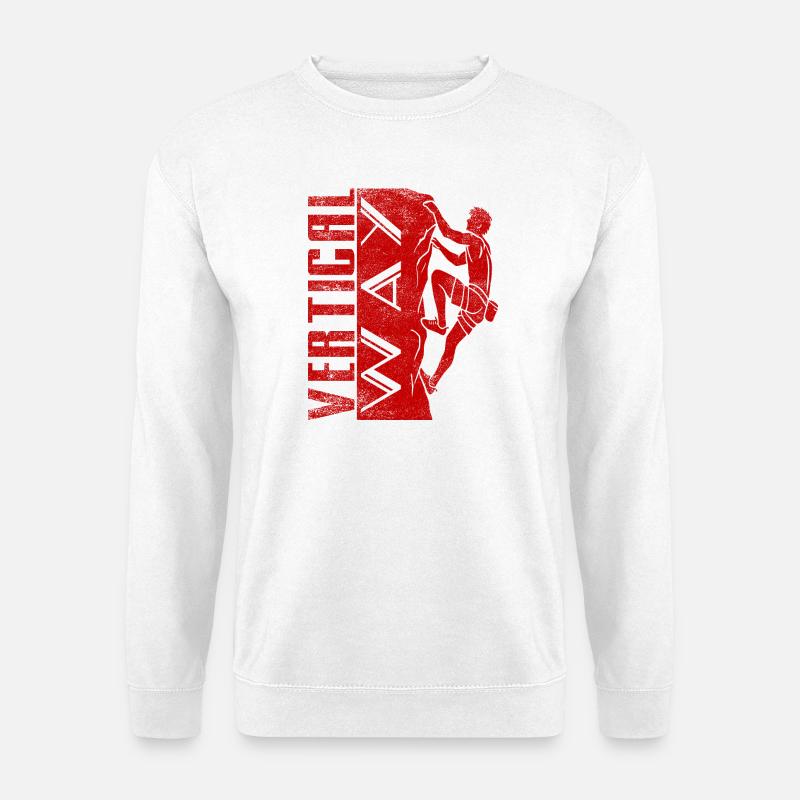 Vertikaler Weg Chico - Unisex Pullover - Weiß