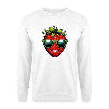 Erdbeeren Erdbeeren - Unisex Pullover - Weiß - Vorne