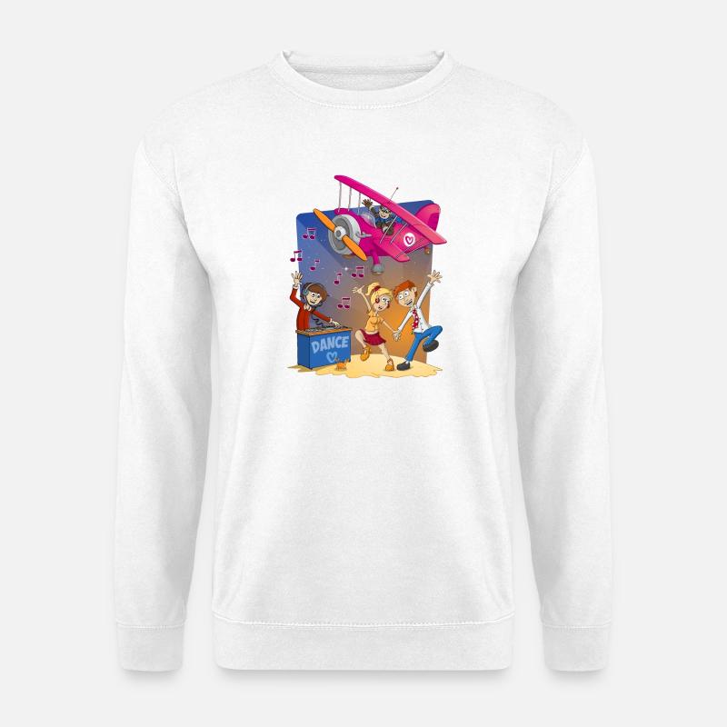Danse, danse, danse, image joyeuse - Sweat-shirt Unisexe - blanc
