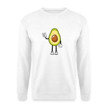Avocado - Unisex Pullover - Weiß - Vorne
