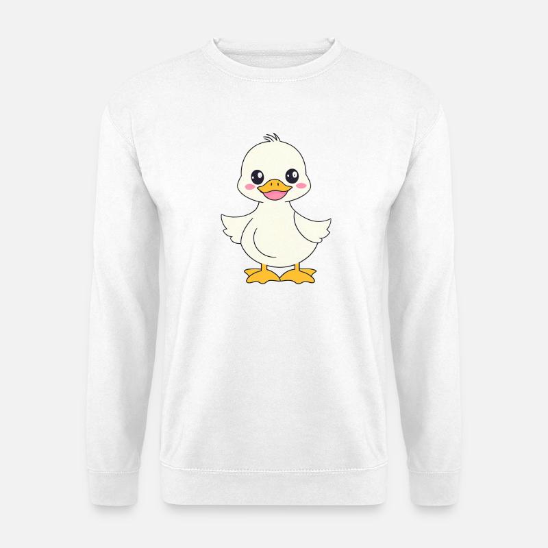 Bébé Duck Duck enfants mignon - Sweat-shirt Unisexe - blanc