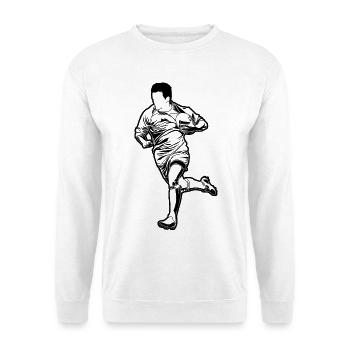 Rugby Boy Sketch - Unisex Sweatshirt - white - Front