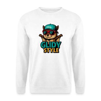 Glidy Style Hamster Fashion - Unisex Sweatshirt - white - Front