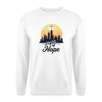 Licht der Hoffnung - Unisex Pullover - Weiß - Vorne