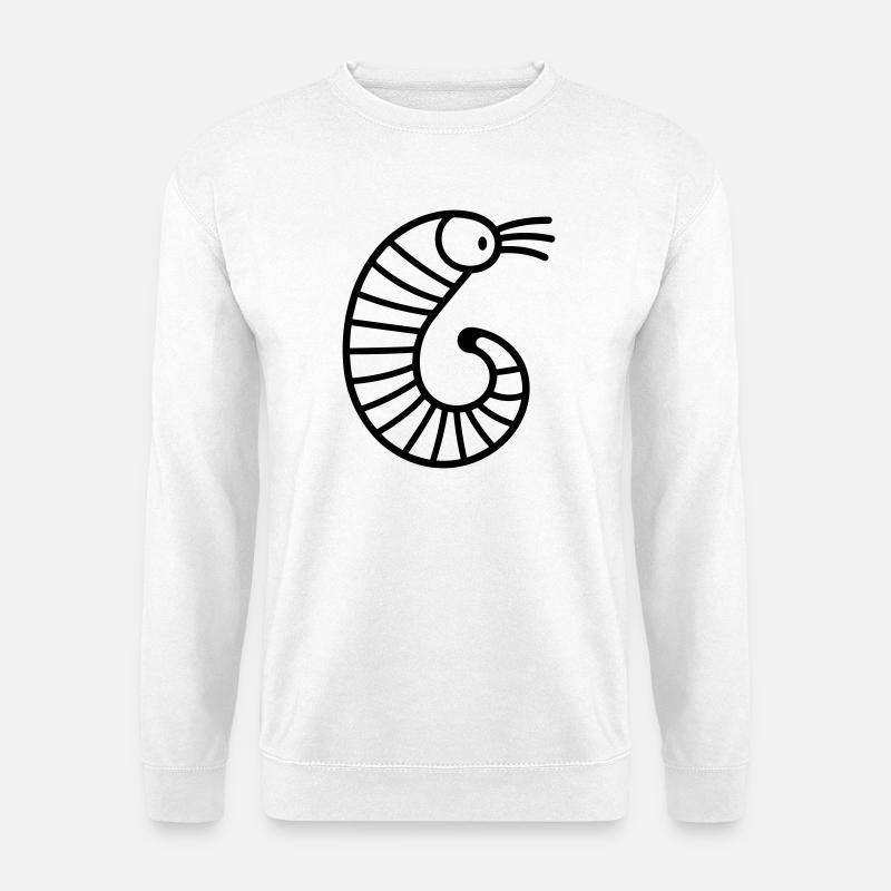 Regenwurm - Unisex Pullover - Weiß