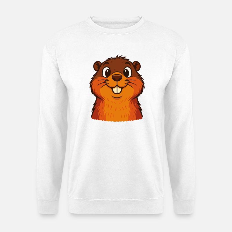 Funny Squirrel - Unisex Sweatshirt - white