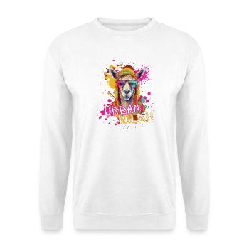 Urban Wild - Unisex Pullover - Weiß - Vorne - Alina (178cm) & Michal (187cm)