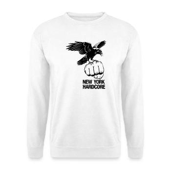NYC Hardcore Eagle Design - Unisex Sweatshirt - white - Front