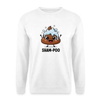 Fête du caca mousseux - Sweat-shirt Unisexe - blanc - Devant