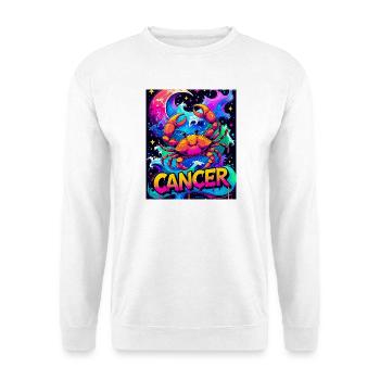 Krebs - Unisex Pullover - Weiß - Vorne