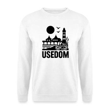 Usedom Insel - Unisex Pullover - Weiß - Vorne