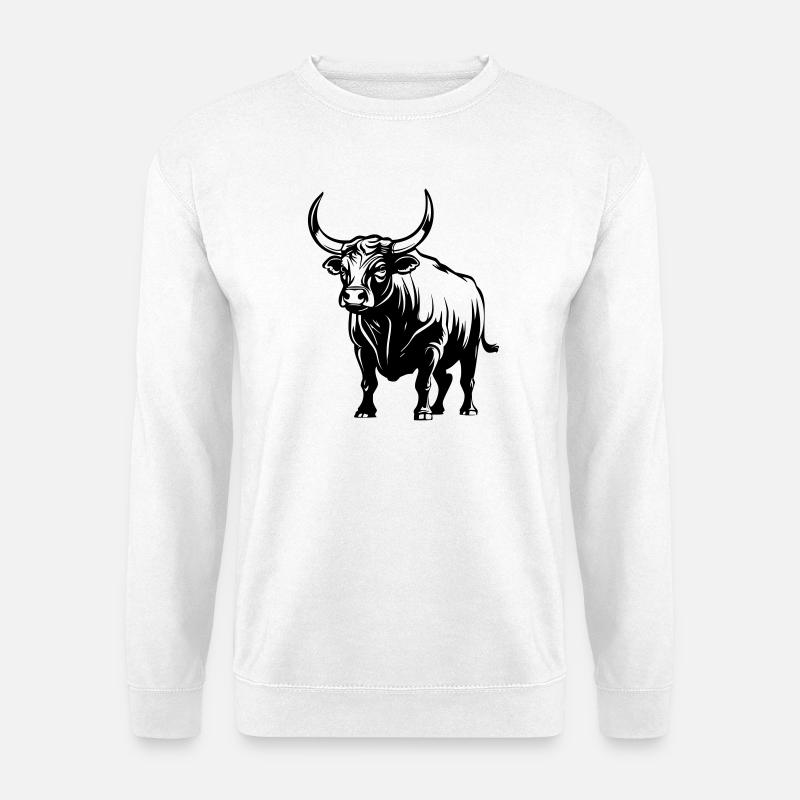 Bull - Unisex Sweatshirt - white