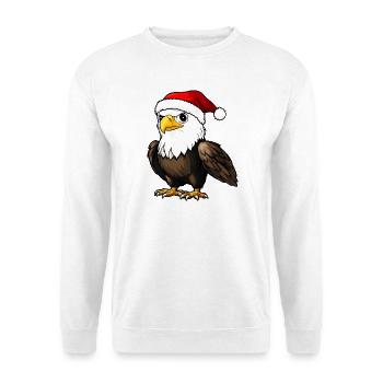 Weihnachten Adler - Unisex Pullover - Weiß - Vorne