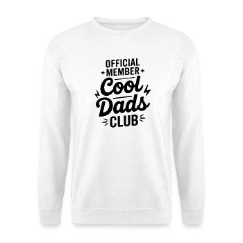 Official Member – Cool Dads Club - Unisex Sweatshirt - white - Front